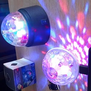 2 Spinning Disco Lights NN110